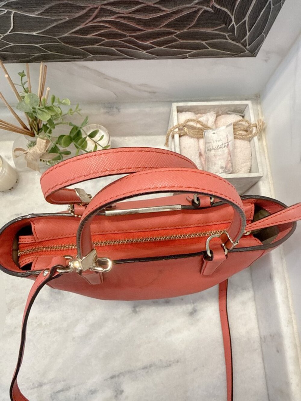 EUC Coach Madison Saffiano Leather Mini Tote Bag - Picture 3 of 15